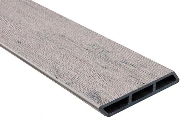 Доска Ромбус 3D ДПК Outdoor STORM GREY серая микс купить в Волгограде