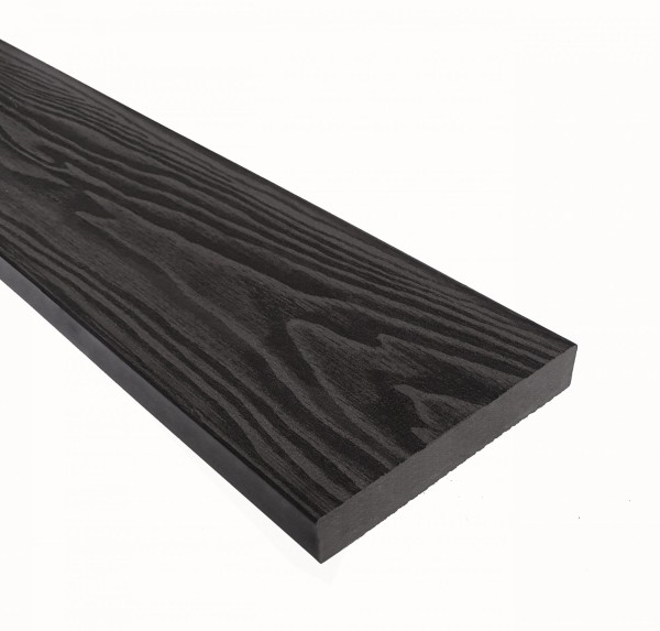 Террасная доска из ДПК Terrapol Смарт 3D Полнотелая без паза Черное дерево купить в Волгограде