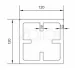 Столб SEQUOIA Evolution 3D WOOD GRAY купить в Волгограде