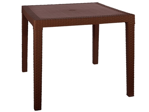 Стол квадратный FIJI Quatro Table Коричневый купить в Волгограде