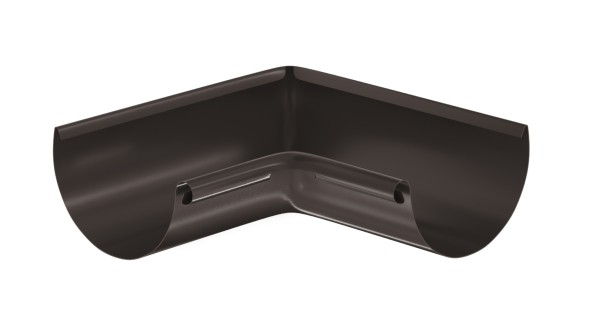 Водосток Aquasistem, система 125x90 - Угол желоба, внутренний 90° RR 32 Тёмно-Коричневый купить в Волгограде