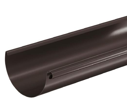 Водосток Aquasistem, система 125x90 - Водосточный желоб 3.00м RR 32 Тёмно Коричневый купить в Волгограде
