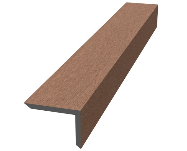 Уголок ДПК для террасной доски NauticPrime, 60x40x2900мм Кедр купить в Волгограде