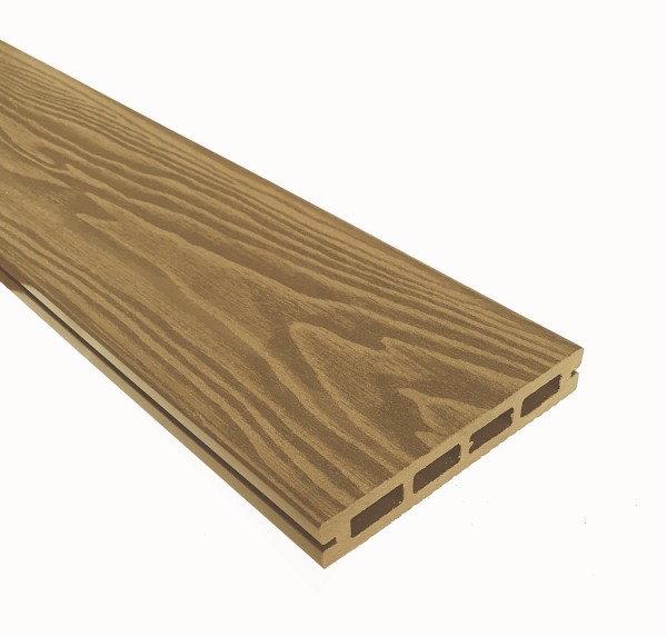 Террасная доска из ДПК Terrapol Смарт 3D Пустотелая с пазом Дуб Севилья купить в Волгограде