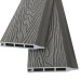 Заборная панель шип-паз EasyDecking Wood-Х 146х20 Серый купить в Волгограде