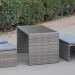 Диван-Трансформер AFINA плетеный из иск. ротанга S330G-W78 Grey купить в Волгограде