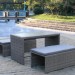 Диван-Трансформер AFINA плетеный из иск. ротанга S330G-W78 Grey купить в Волгограде
