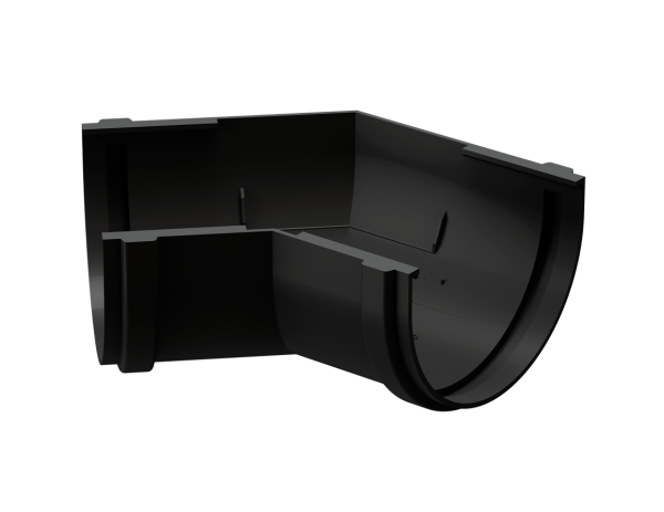 Угол желоба универсал 135˚ Docke Premium ПВХ - Карбон купить в Волгограде