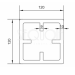 Столб SEQUOIA Evolution 3D WOOD BLACK купить в Волгограде