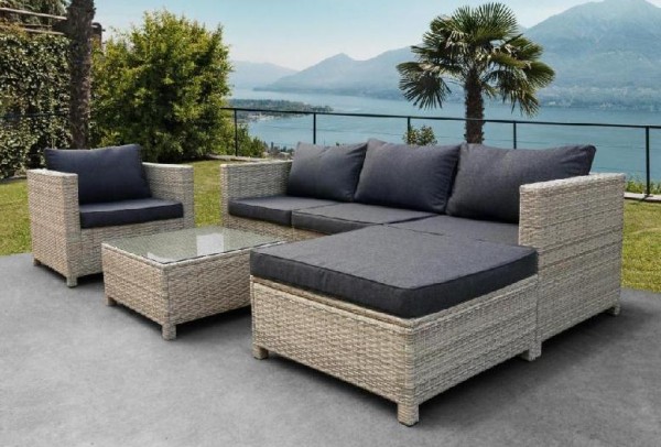 Комплект мебели AFINA плетеной из иск. ротанга YR821G Grey/Grey купить в Волгограде