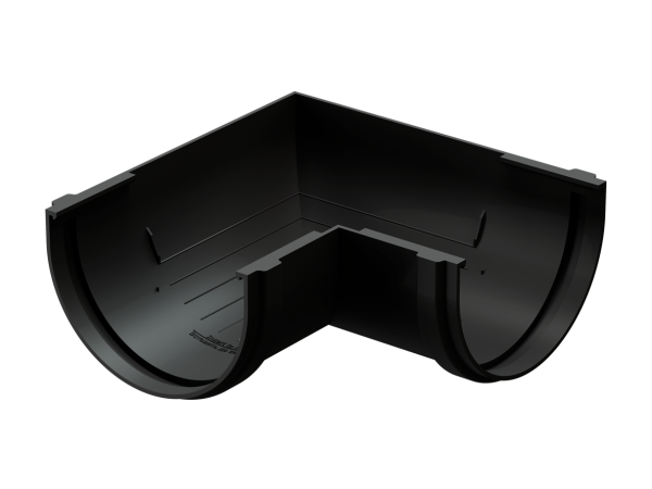 Угол желоба универсал 90˚ Docke Premium ПВХ - Карбон купить в Волгограде