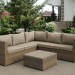 Комплект мебели AFINA плетеной из иск. ротанга YR825B Beige купить в Волгограде