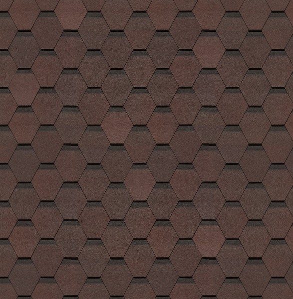 Гибкая черепица Docke, коллекция Шеффилд – Зрелый каштан купить в Волгограде