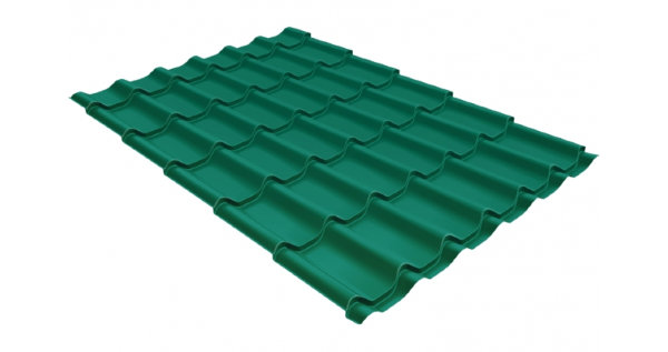 Металлочерепица классик 0,5 Satin RAL 5021 купить в Волгограде
