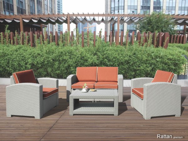 Уличные диваны и кресла коллекции Rattan Premium 4 купить в Волгограде