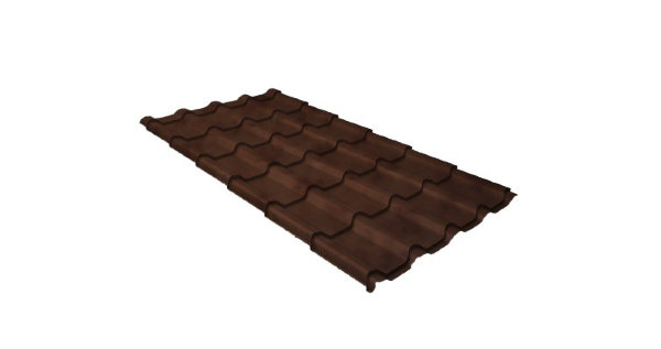 Металлочерепица камея 0,45 Safari Twincolor Brown купить в Волгограде