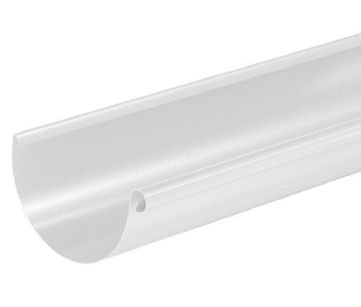 Водосток Aquasistem, система 125x90 - Водосточный желоб 3.00м RAL 9003 Белый купить в Волгограде