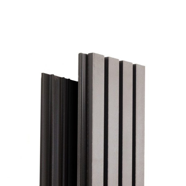 Фасадная доска Ecodecking Техно реечная 200х26х3000 Серый купить в Волгограде