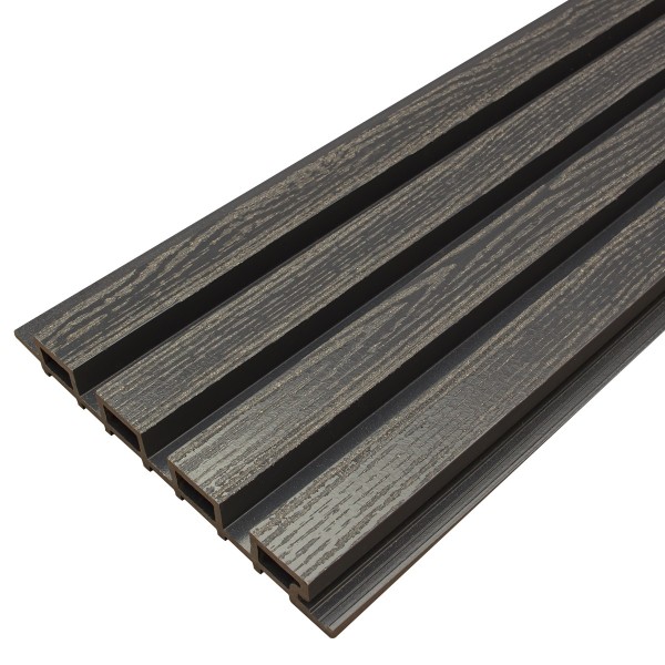 Фасадная доска из ДПК Faynag Wood Рейка Мокрый Асфальт купить в Волгограде