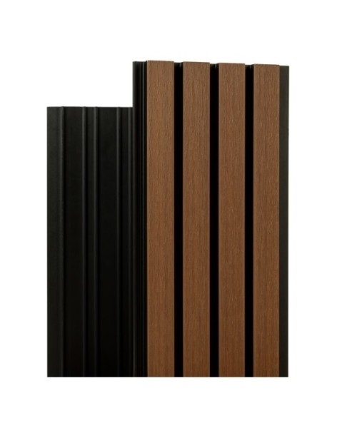 Фасадная реечная панель Ecodecking Скай коэкструзия 200х20х3000 Тик купить в Волгограде