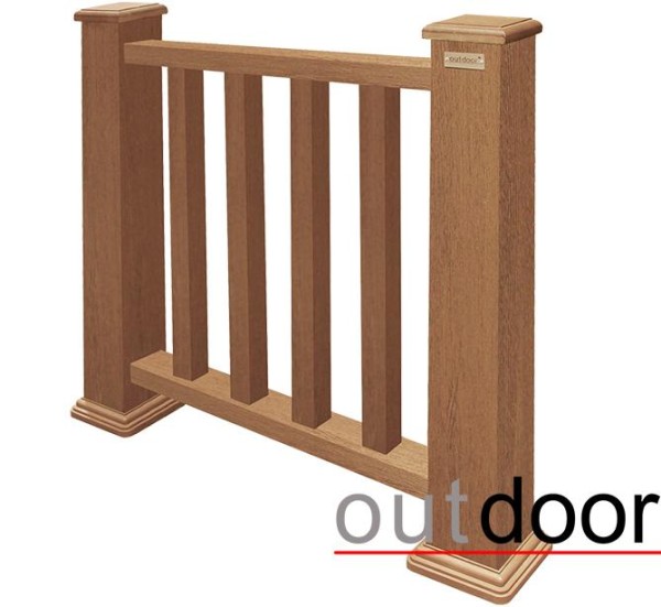 Ограждение из ДПК Outdoor Классик 3D STORM дуб купить в Волгограде