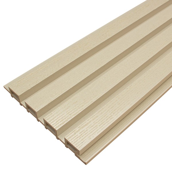 Фасадная доска из ДПК Faynag Wood Рейка Слоновая кость купить в Волгограде