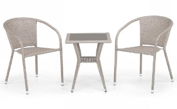 Комплект плетеной мебели AFINA из иск. ротанга T25C/Y137C-W85 Latte 2Pcs купить в Волгограде
