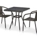 Комплект плетеной мебели AFINA из иск. ротанга T282BNT/Y137C-W53 Brown 2Pcs купить в Волгограде