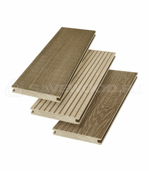 Террасная доска SW Fraxinus (R) полнотелая «SaveWood» Тик купить в Волгограде