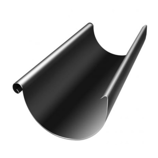 Водосток Grand Line 125x90 – Желоб 3м RAL 9005 купить в Волгограде