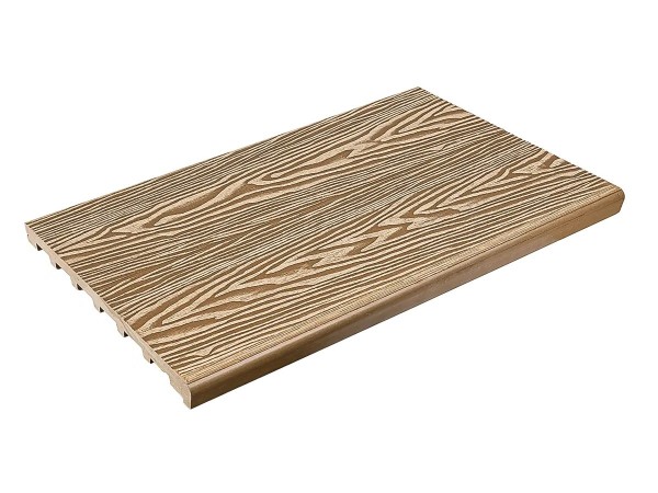 Ступень полнотелая из ДПК Deckart Step 3D Орех купить в Волгограде