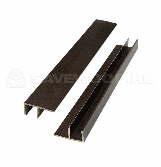 F-профиль ДПК Savewood – Тёмно-коричневый купить в Волгограде
