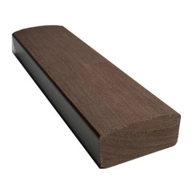 Лавочный брус Ecodecking Некст полнотелый брашированный 70х35 шоколад купить в Волгограде