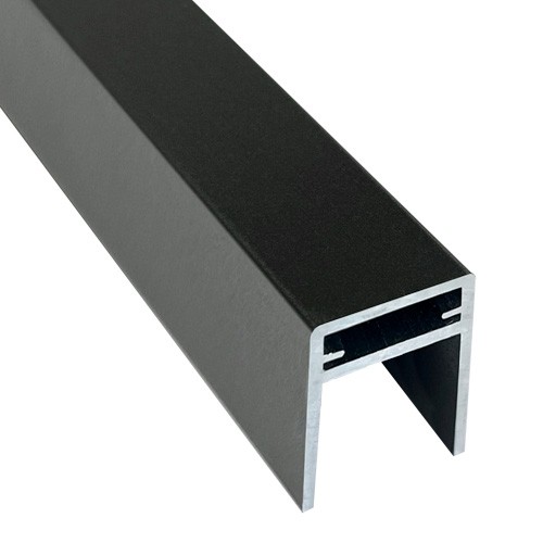 П-профиль Алюминиевый EasyDecking 35x25 Черное дерево купить в Волгограде
