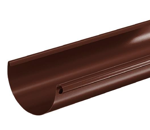 Водосток Aquasistem, система 125x90 - Водосточный желоб 3.00м RAL 8017 Коричневый купить в Волгограде