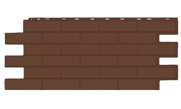 Фасадная панель T-Siding Кирпич Модерн Эко Браун купить в Волгограде