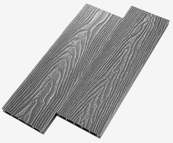 Террасная доска из ДПК RusDecking Unodeck Vintage - Серый купить в Волгограде