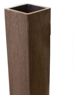 Столб опорный Woodvex Co-Extrusion Темно - Коричневый купить в Волгограде